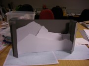 the layered subclauses as mountain ranges