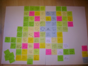 quilt mock-up now with colour coding