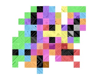 a version of my coloured patchwork