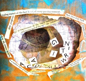 Figure 3 Problem-solving collage (researcher - artist, adult female)